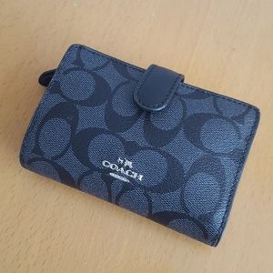 Coach black wallet - brand new